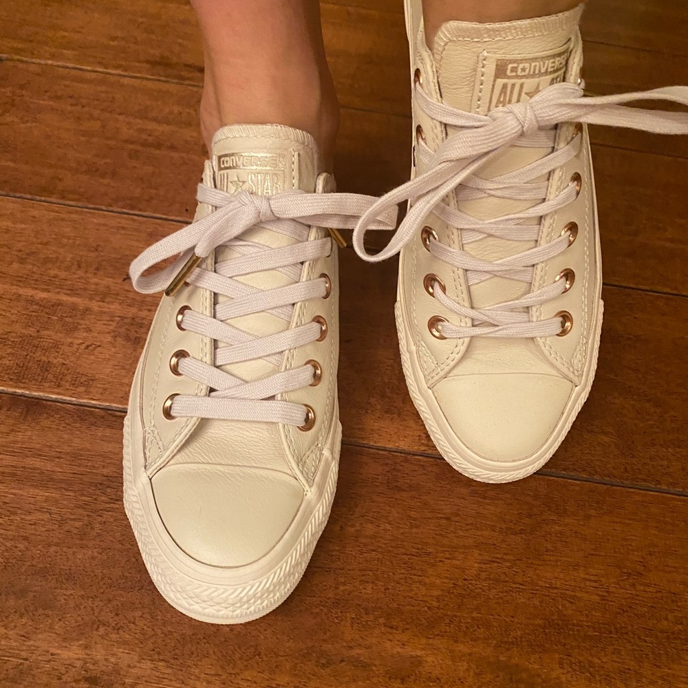 Limited Edition Sand Dollar & Rose Gold Converse